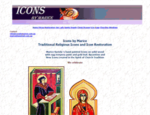 Tablet Screenshot of iconsbymarice.com.au